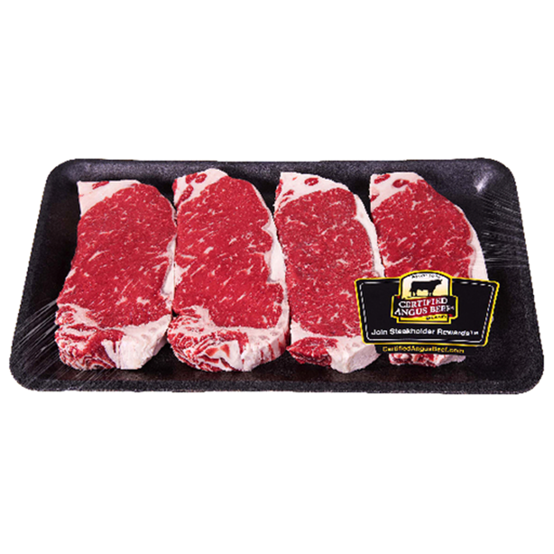 slide 1 of 1, Certified Angus Beef Top Sirloin Breakfast Strip Steak, per lb