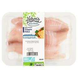 Nature's Promise Farm Raised Tilapia Fillets Fresh