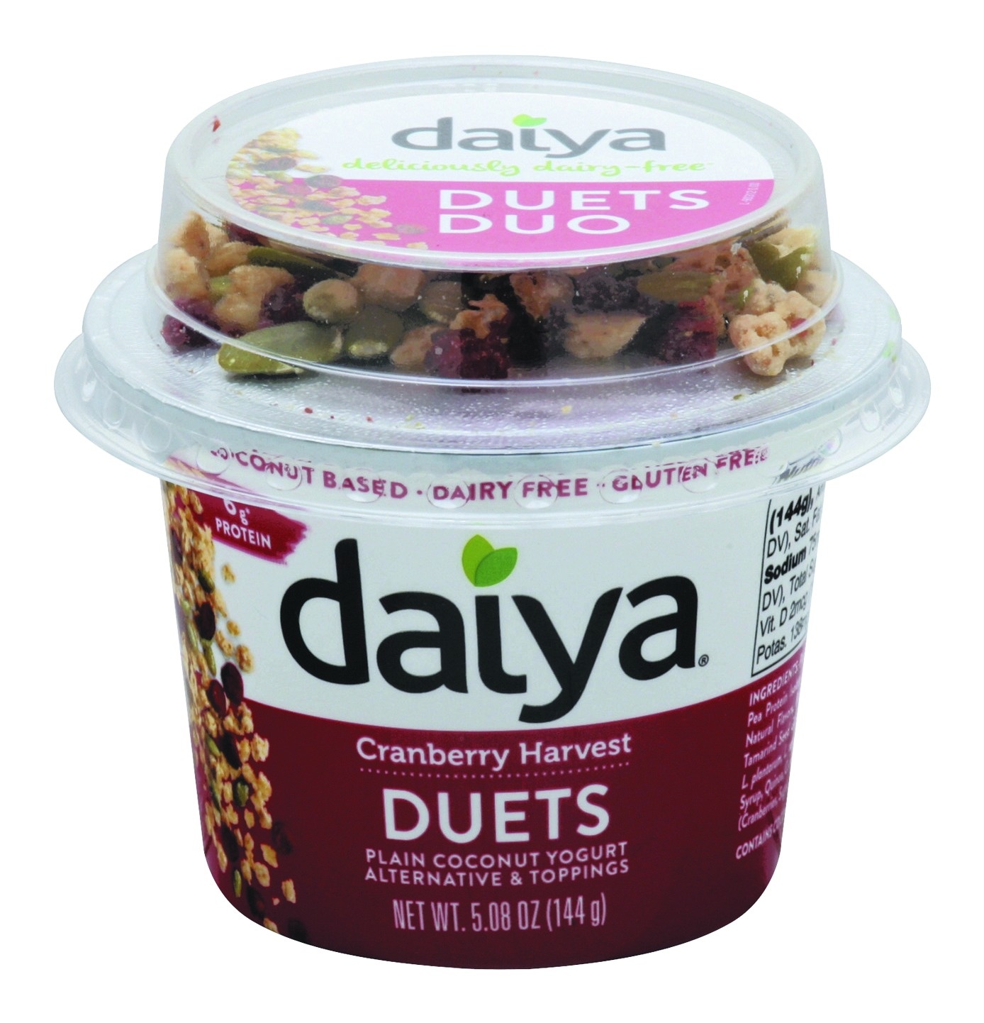 slide 1 of 1, Daiya Coconut Raspberry Yogurt, 5.08 oz