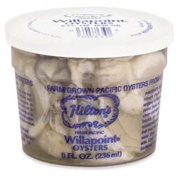 Hilton's Fresh Farm Raised Pacific Willapoint Oysters