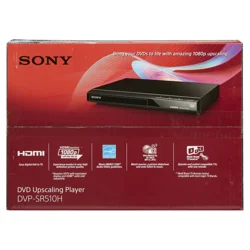 Sony 1080p Upscaling DVD Player - Black (DVPSR510H)