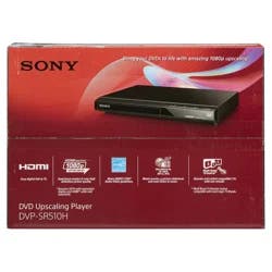Sony 1080p Upscaling DVD Player - Black (DVPSR510H)