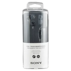 Sony Black Stereo Headphones 1 ea