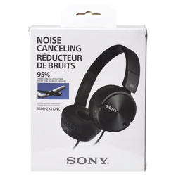 Sony Noise Canceling On-Ear Wired Headphones (MDRZX110NC)