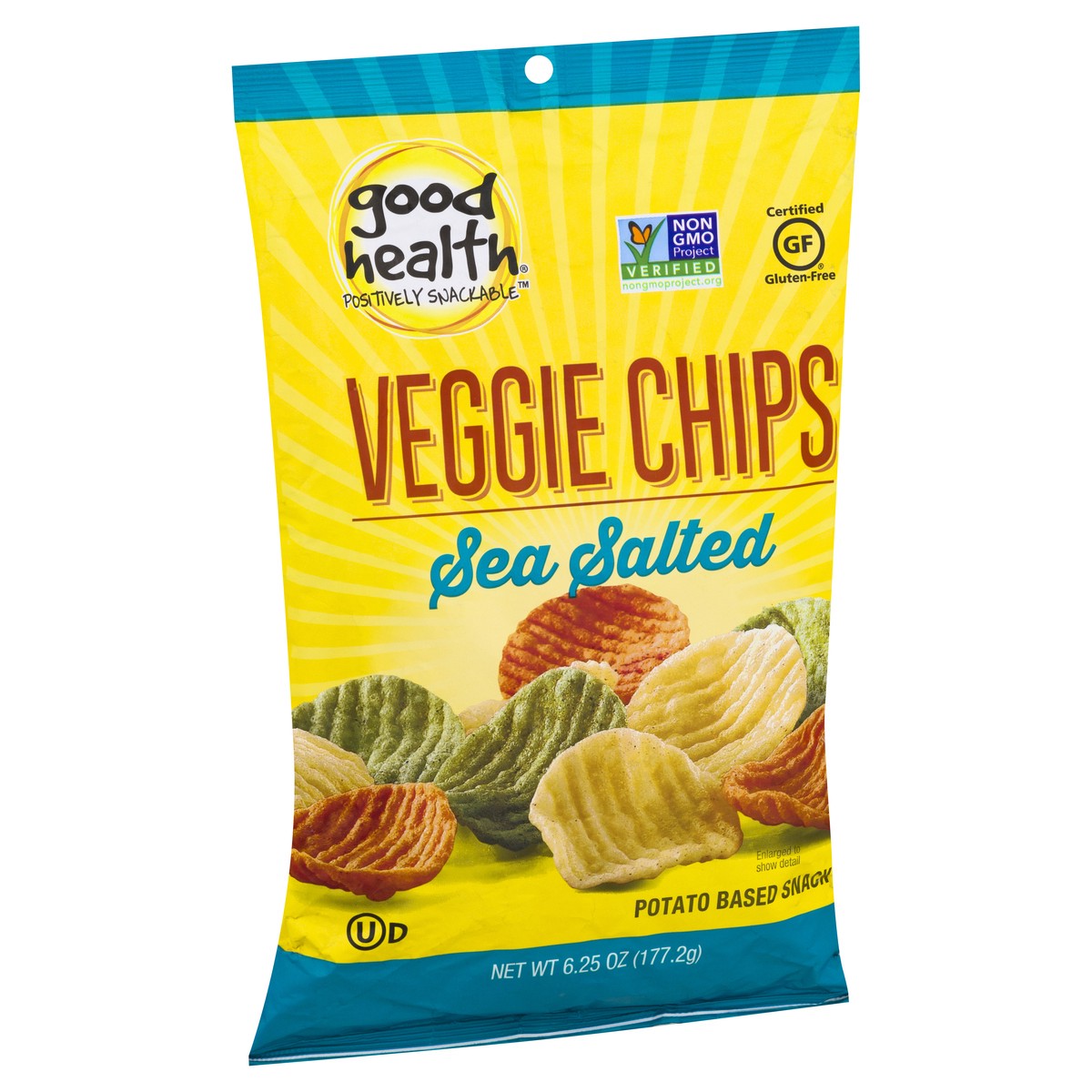 slide 7 of 9, Good Health Sea Salt Veggie Chips, 6.25 oz