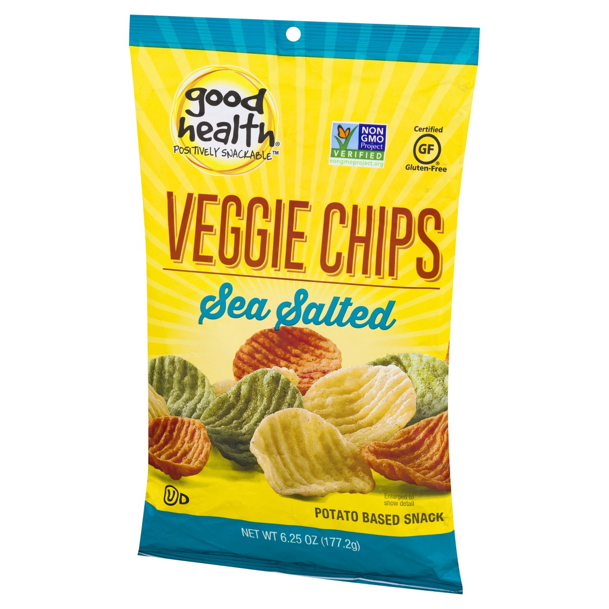 slide 9 of 9, Good Health Sea Salt Veggie Chips, 6.25 oz