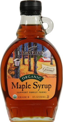 slide 2 of 2, Coombs Family Farms Organic Grade A Dark Maple Syrup Glass, 8 oz