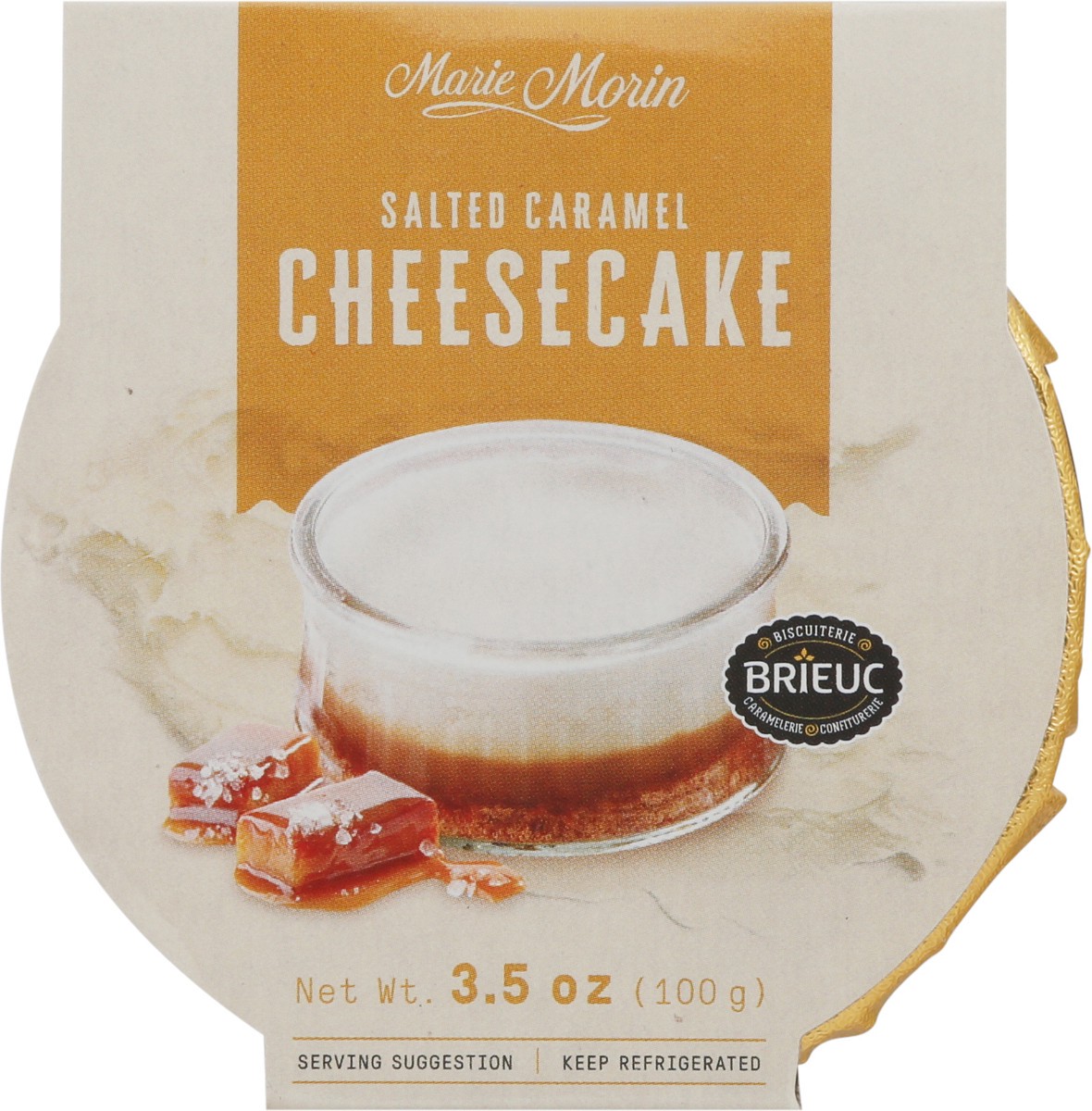 slide 6 of 15, Marie Morin Salted Caramel Cheesecake 3.5 oz, 3.5 oz