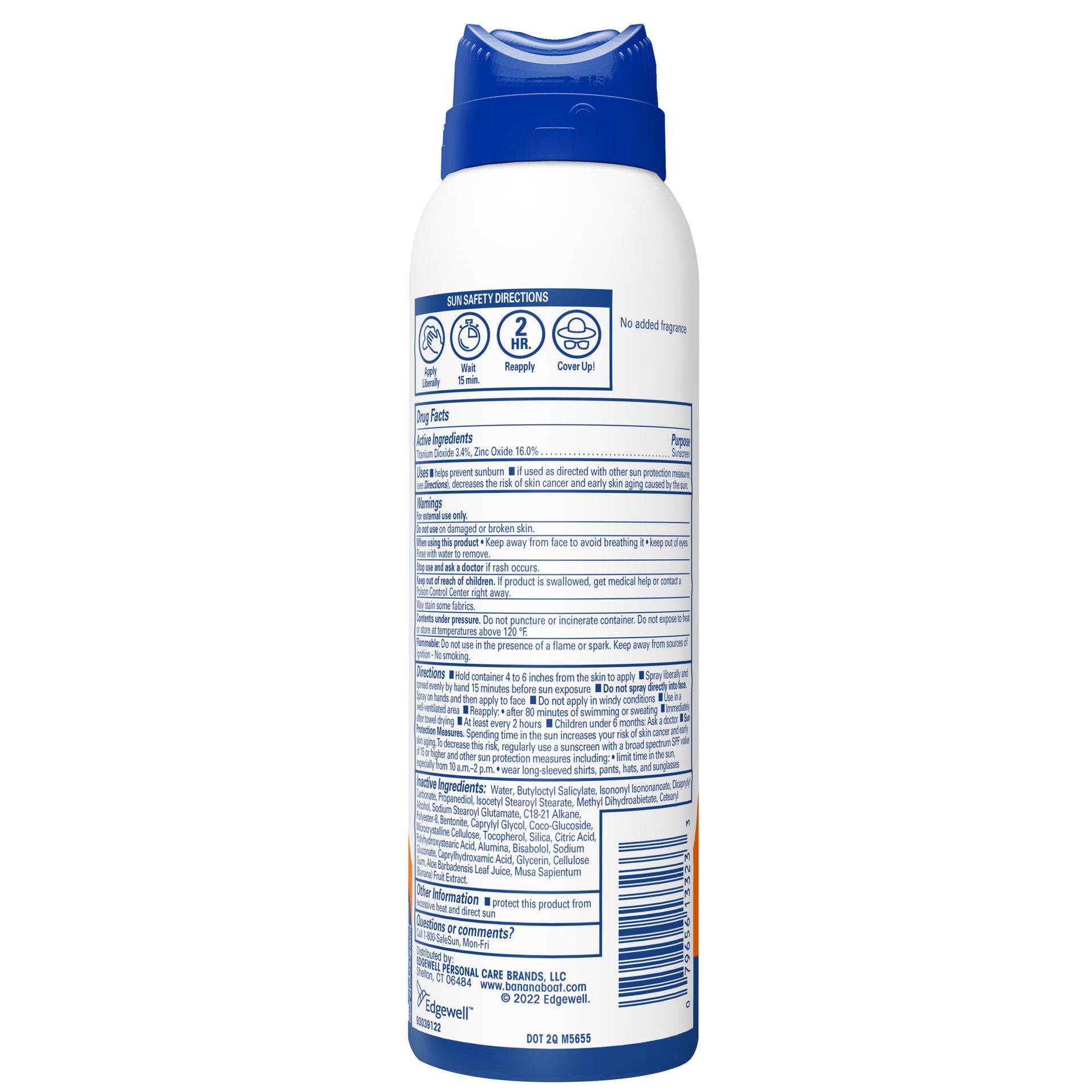 slide 6 of 7, Banana Boat 100% Mineral Sport C-Spray SPF 50, 5oz, 5 oz