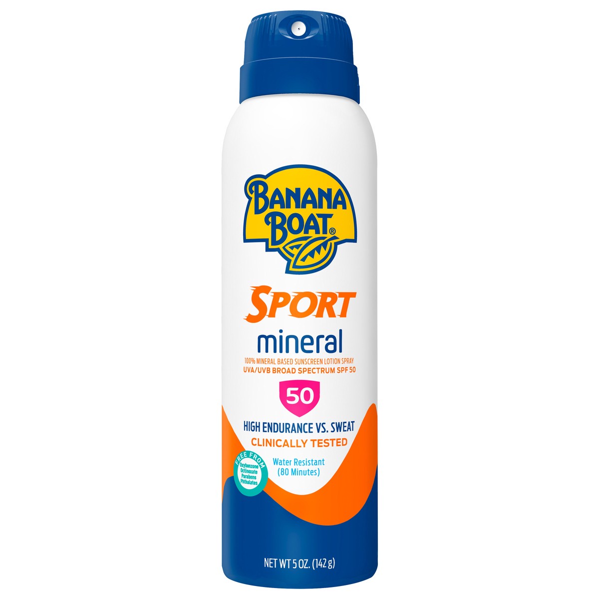 slide 1 of 7, Banana Boat 100% Mineral Sport C-Spray SPF 50, 5oz, 5 oz