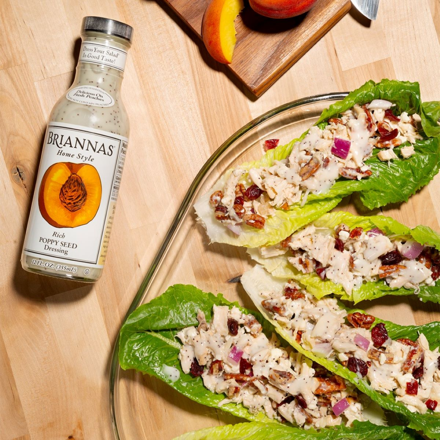 slide 6 of 7, BRIANNAS Poppy Seed Dressing, 12 oz