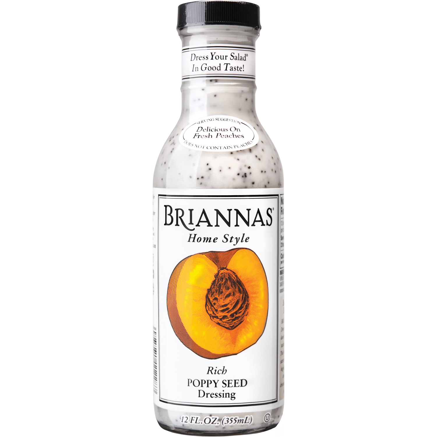 slide 1 of 7, BRIANNAS Poppy Seed Dressing, 12 oz