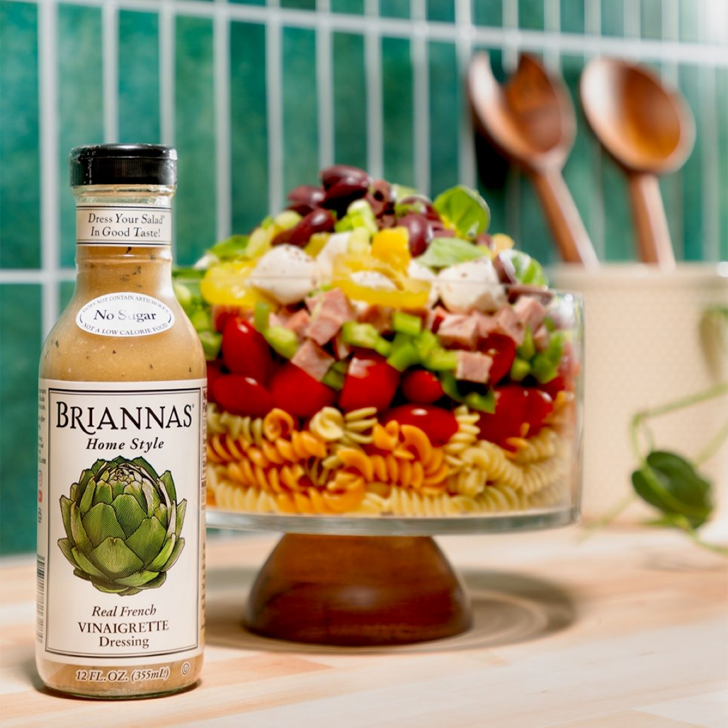 slide 4 of 5, BRIANNAS French Vinegar Dressing, 12 oz