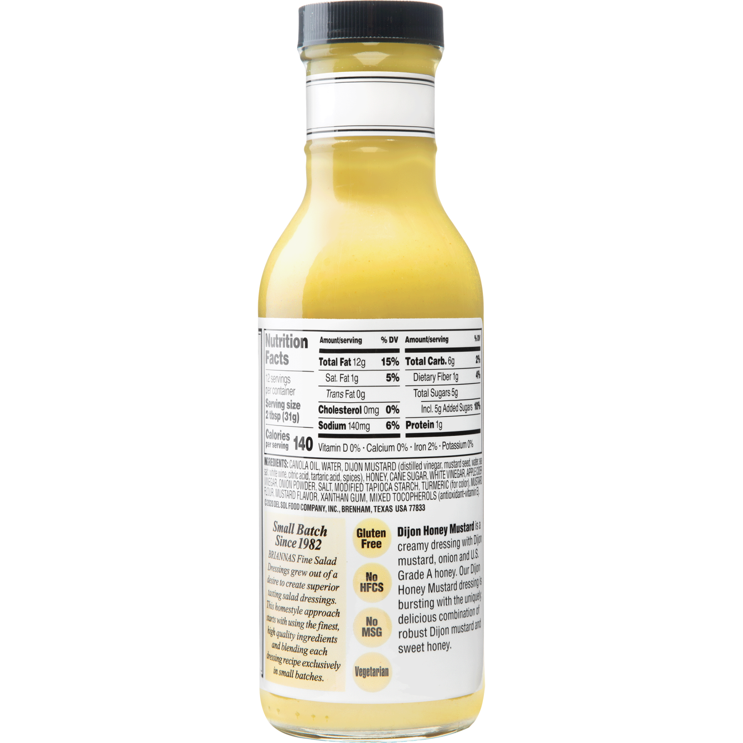 slide 2 of 8, BRIANNAS Honey Mustard Dressing, 12 oz