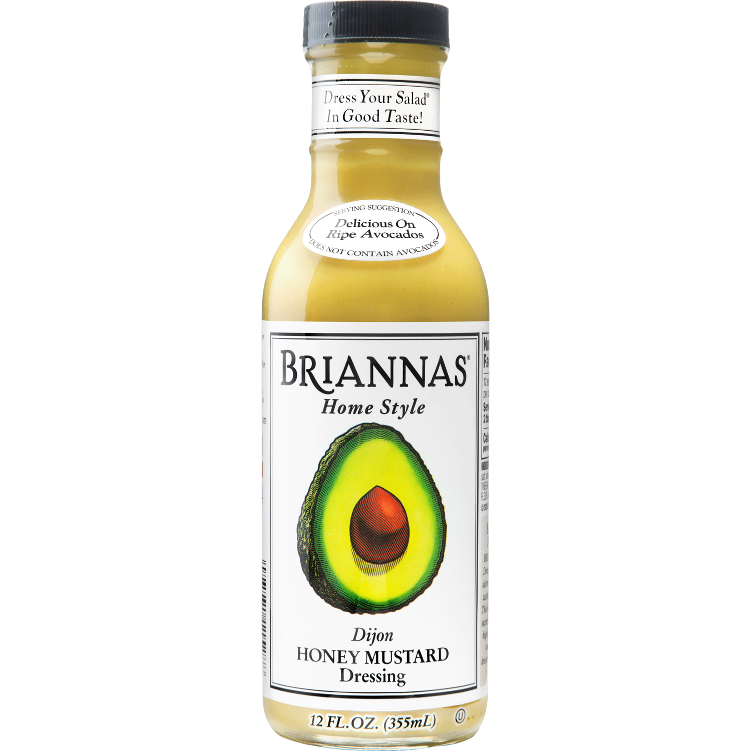 slide 1 of 8, BRIANNAS Honey Mustard Dressing, 12 oz
