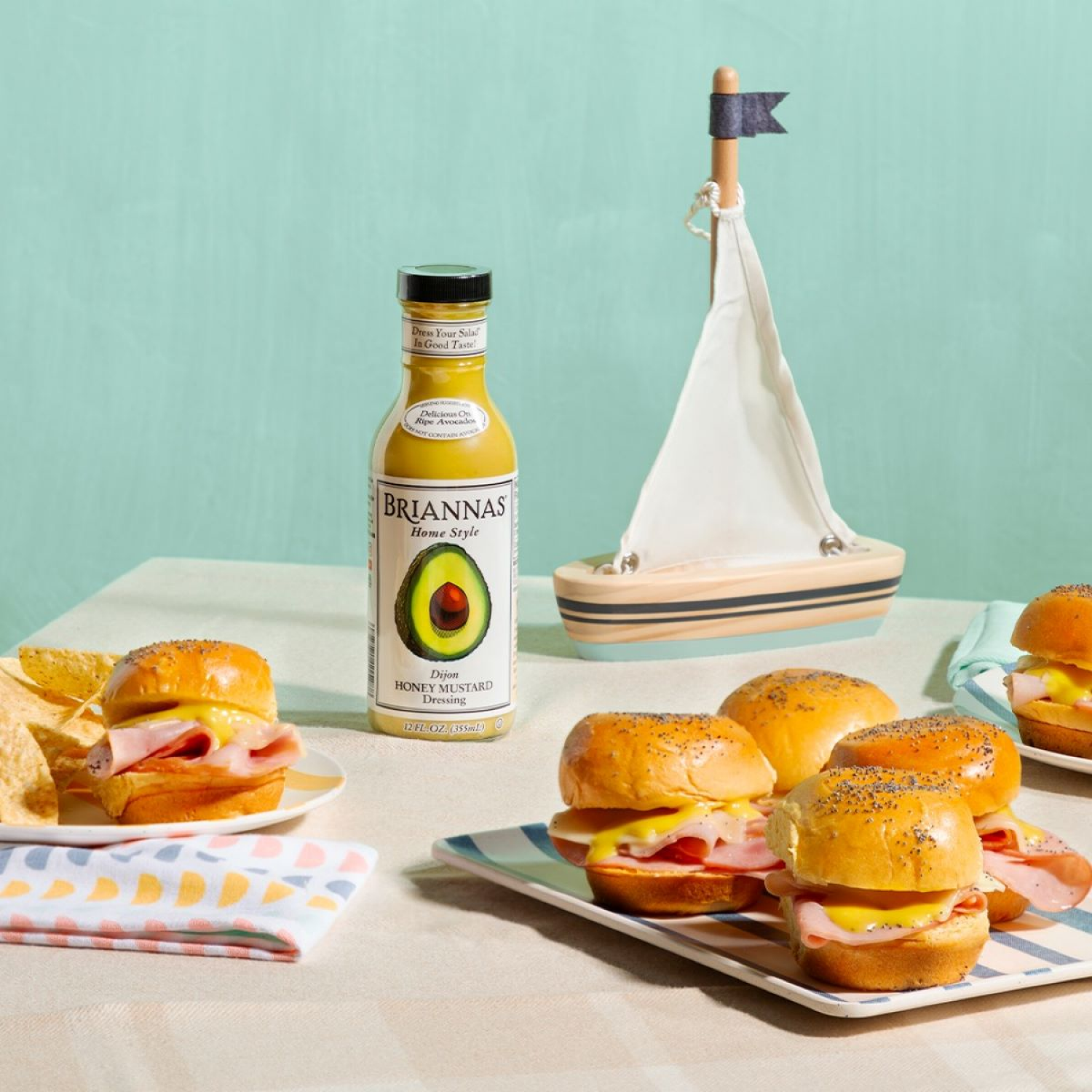 slide 7 of 8, BRIANNAS Honey Mustard Dressing, 12 oz