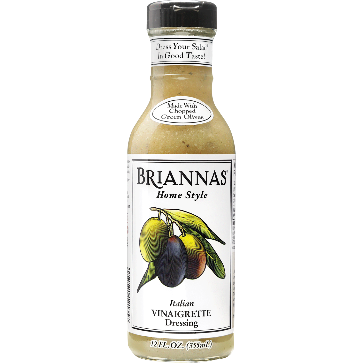 slide 1 of 3, BRIANNAS Home Style Italian Vinaigrette Dressing 12 fl oz, 12 fl oz