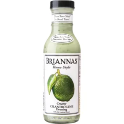 Briannas Home Style Creamy Cilantro Lime Dressing 12 fl oz