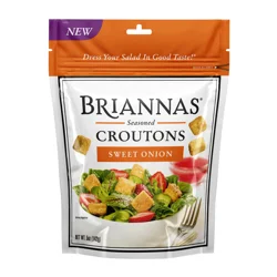 BRIANNAS Seasoned Sweet Onion Croutons 5 oz