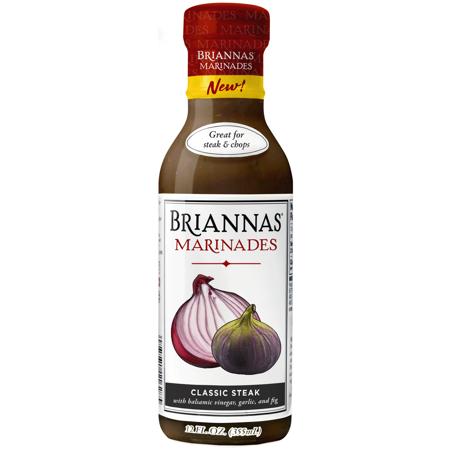 slide 1 of 5, BRIANNASs Classic Steak Marinade, 12 oz