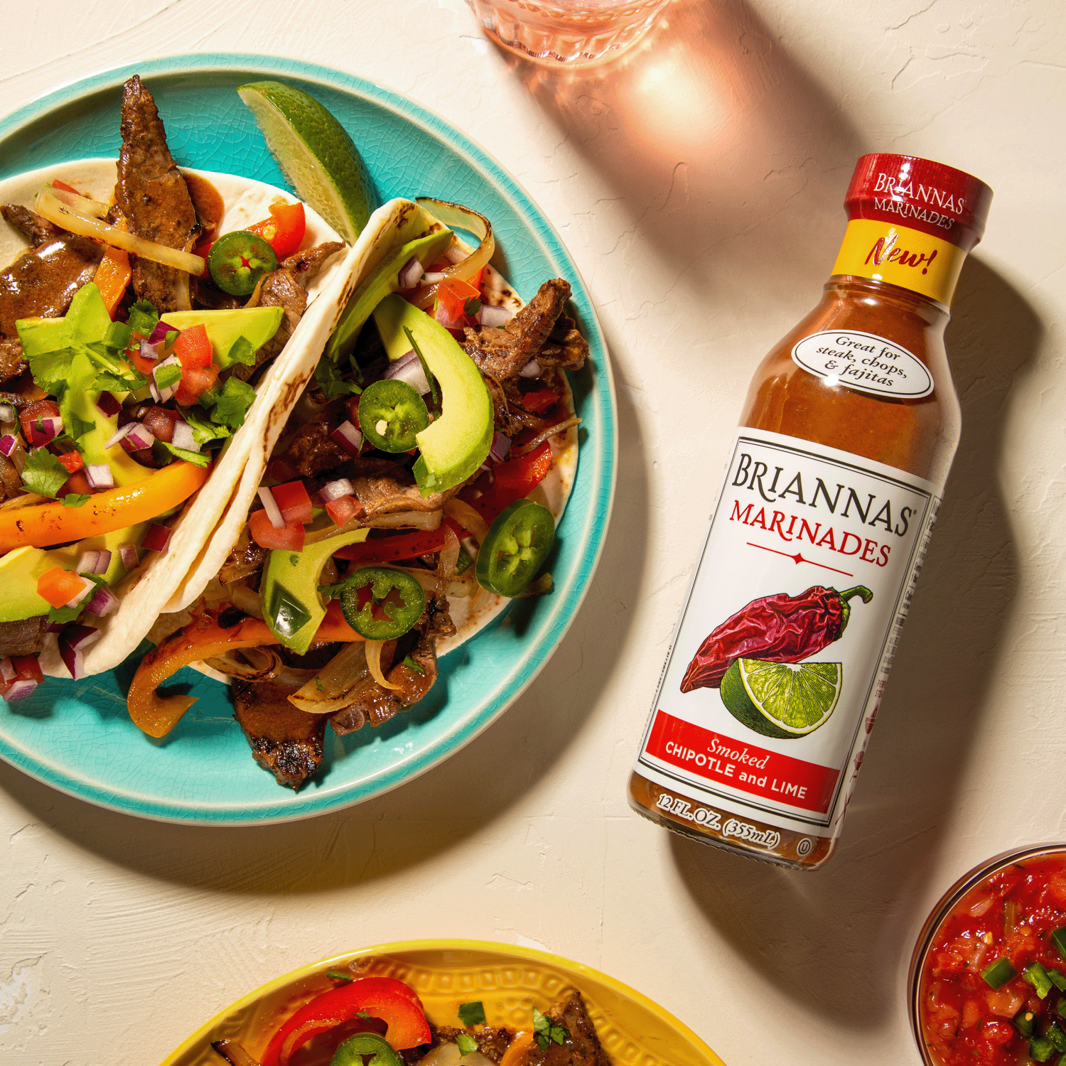 slide 5 of 6, Briannas Marinades, Smoked Chipotle And Lime 12 Fl Oz, 12 fl oz