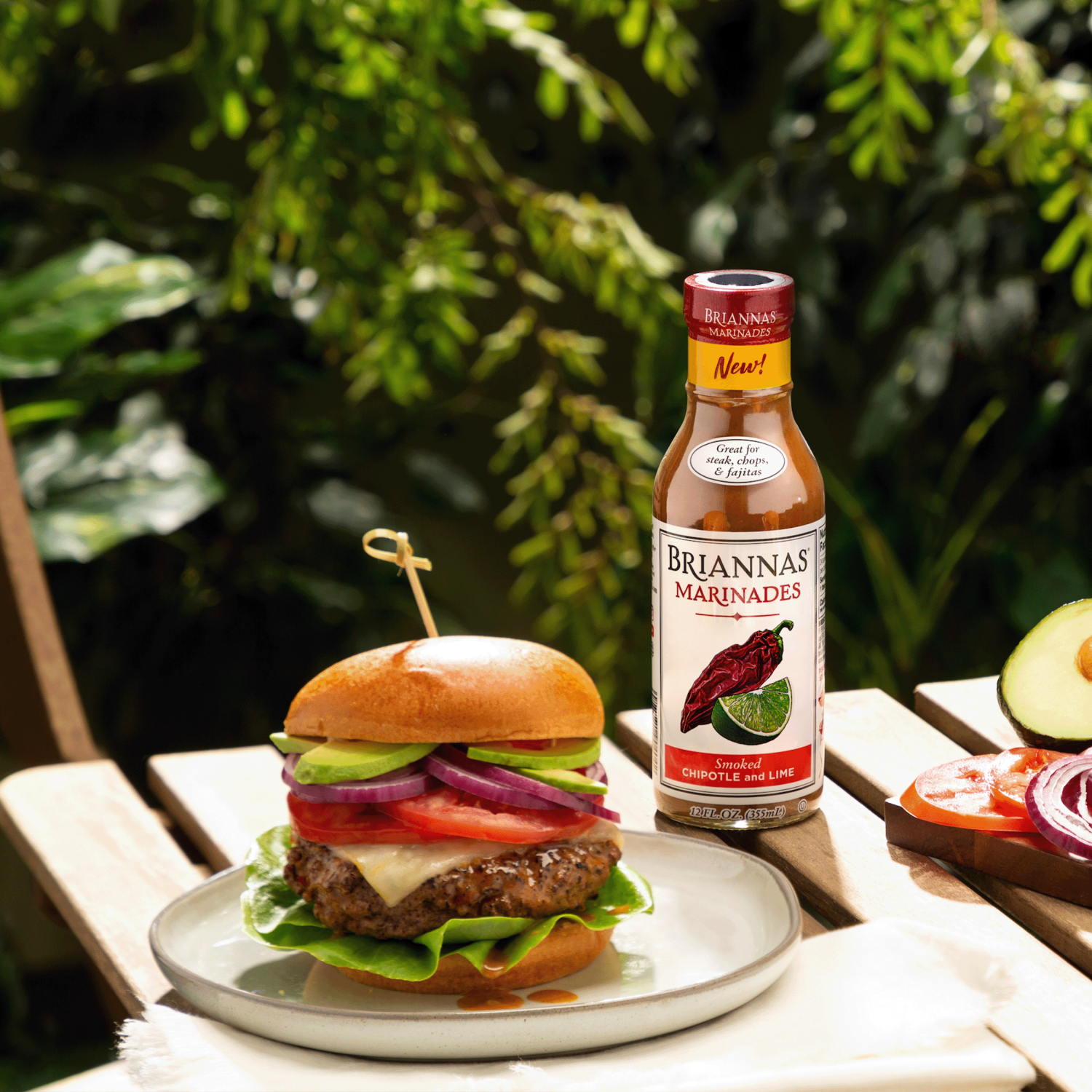 slide 6 of 6, Briannas Marinades, Smoked Chipotle And Lime 12 Fl Oz, 12 fl oz