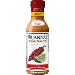Briannas Marinades, Smoked Chipotle And Lime 12 Fl Oz