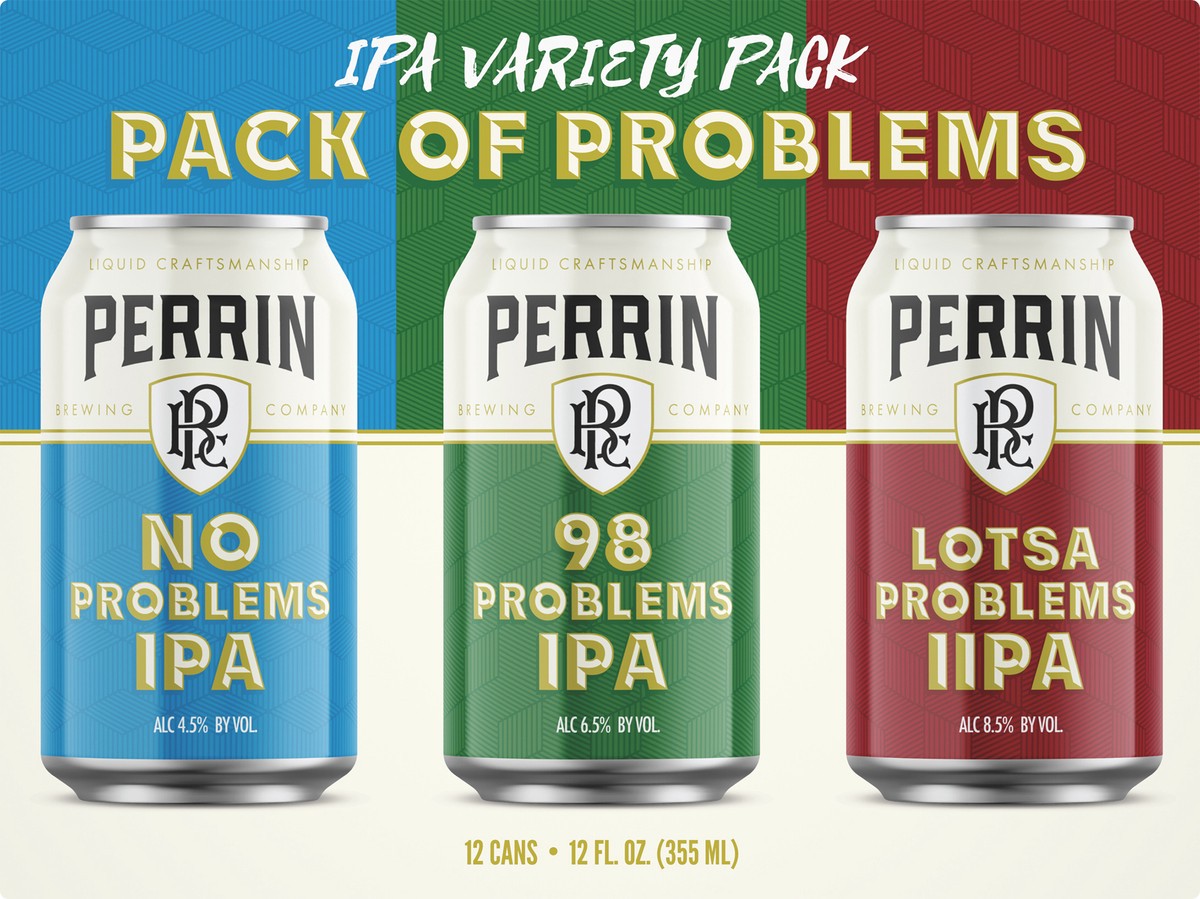 slide 5 of 7, Pack of Perrin Variety Pack 12 Pack 12 oz can, 12 ct; 12 fl oz