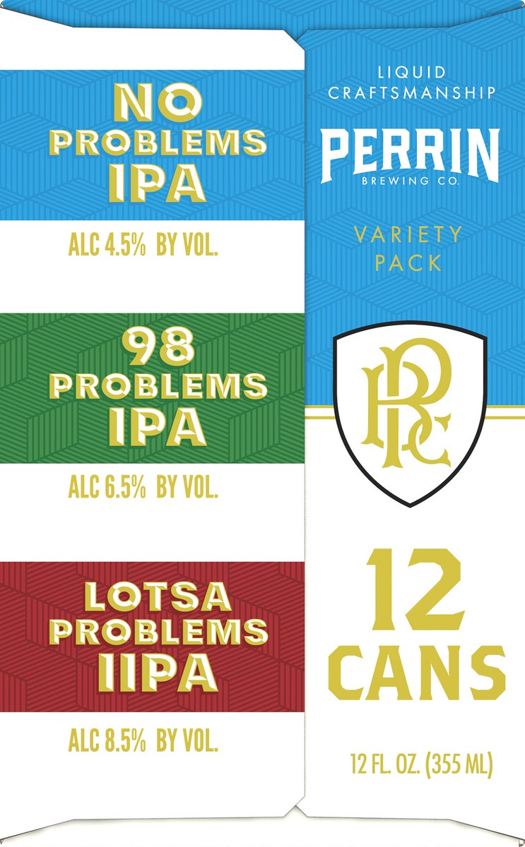 slide 2 of 7, Pack of Perrin Variety Pack 12 Pack 12 oz can, 12 ct; 12 fl oz