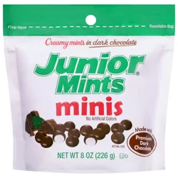 Junior Mints Minis Mints in Dark Chocolate 8 oz