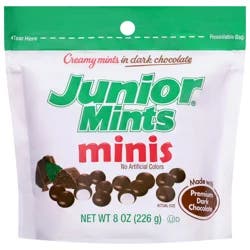 Junior Mints Minis Mints in Dark Chocolate 8 oz