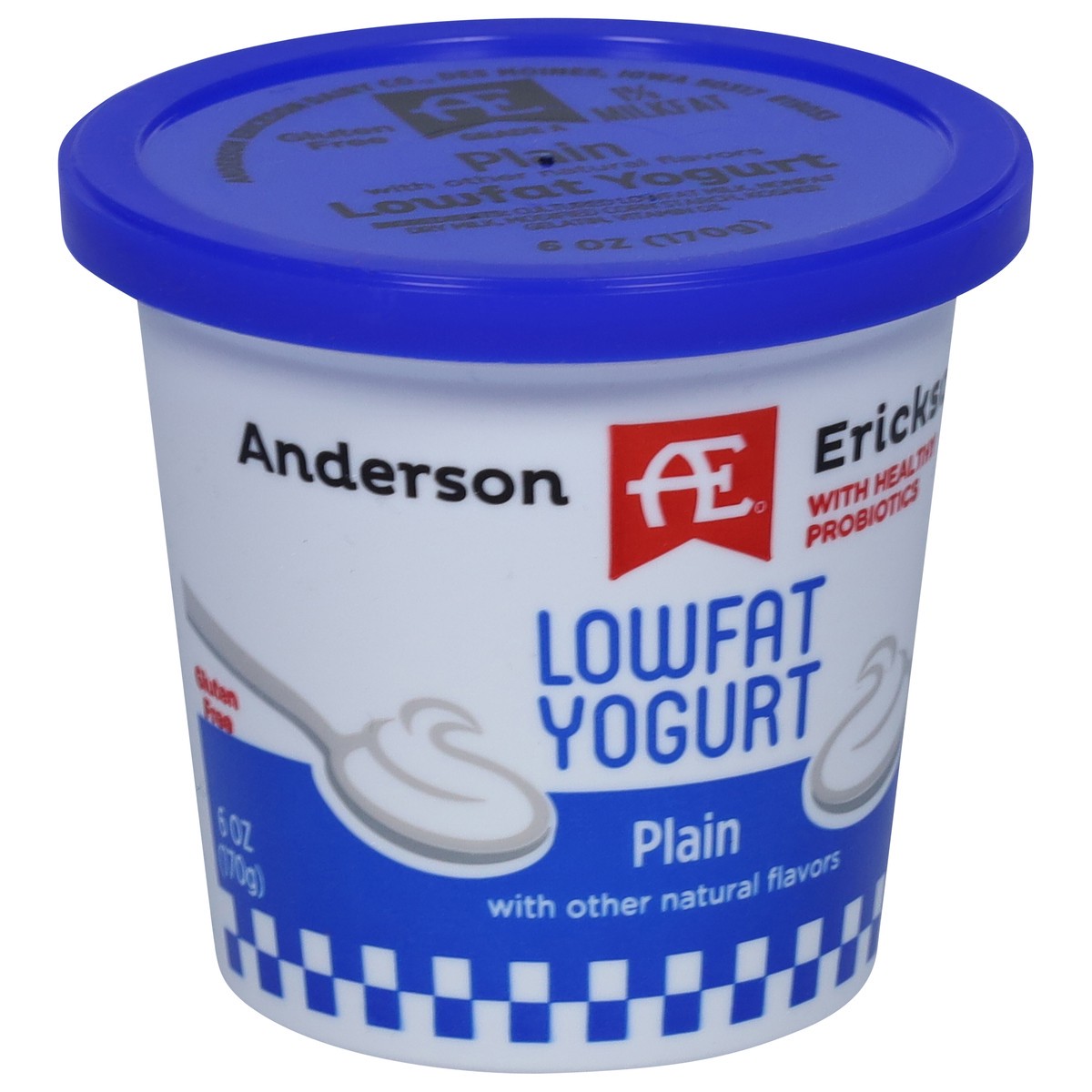 slide 5 of 11, Anderson Erickson Dairy AE Dairy Lowfat Plain Yogurt, 6 oz