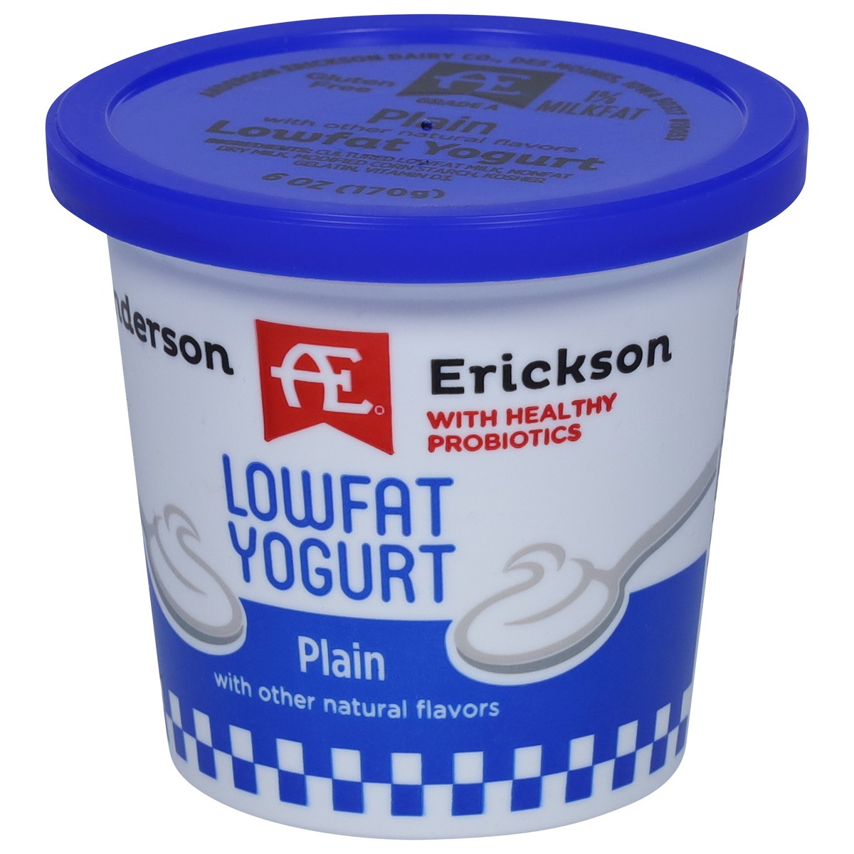 slide 6 of 11, Anderson Erickson Dairy AE Dairy Lowfat Plain Yogurt, 6 oz