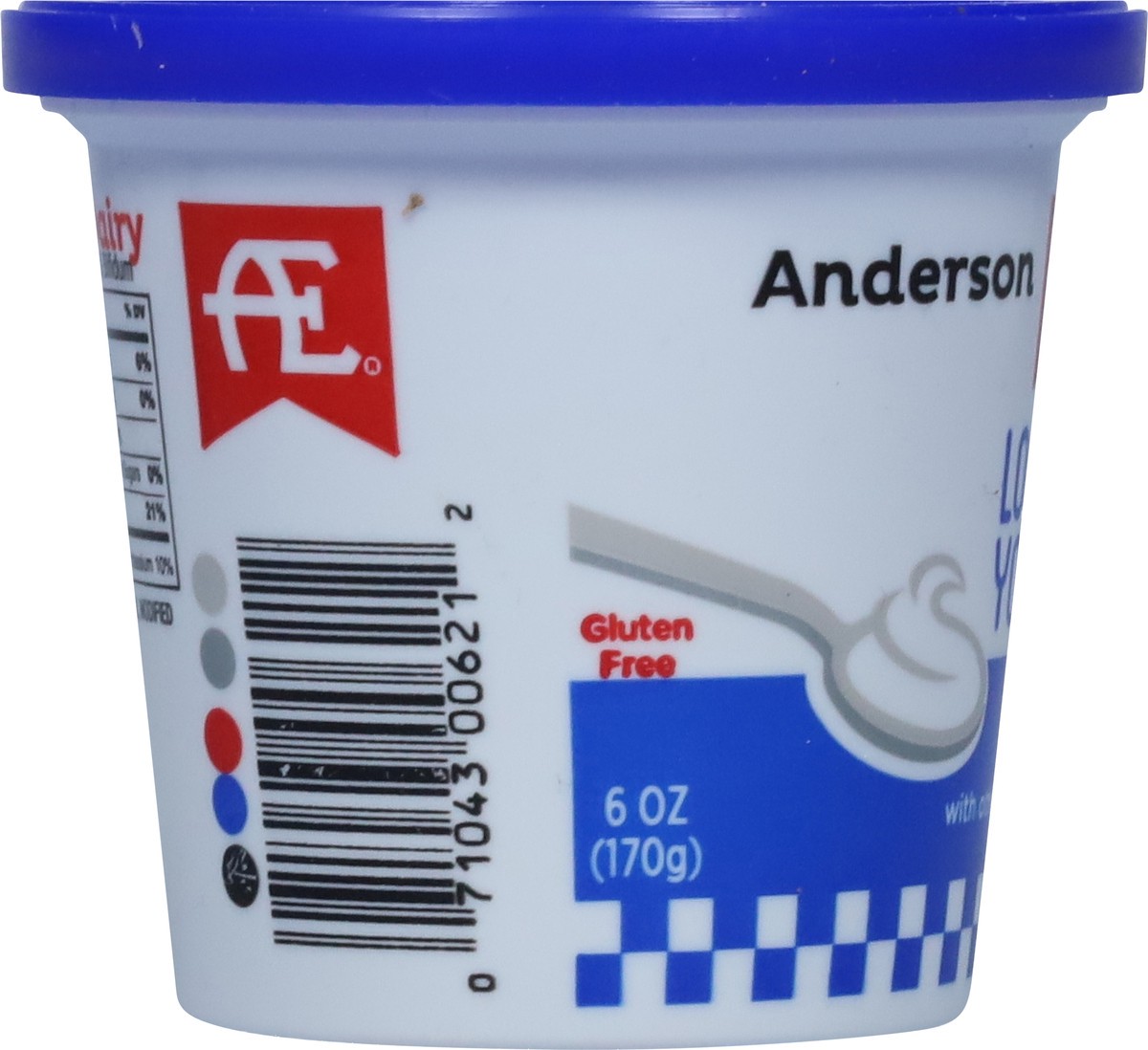 slide 10 of 11, Anderson Erickson Dairy AE Dairy Lowfat Plain Yogurt, 6 oz