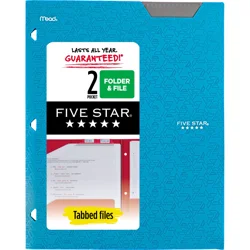 Five Star 2-Pocket Folder - Assorted