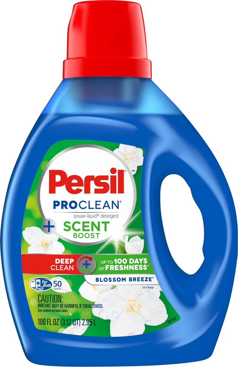 slide 3 of 3, Persil Laundry Detergent Liquid, Active Scent Boost, 100 Ounce, 50 Loads, 100 fl oz