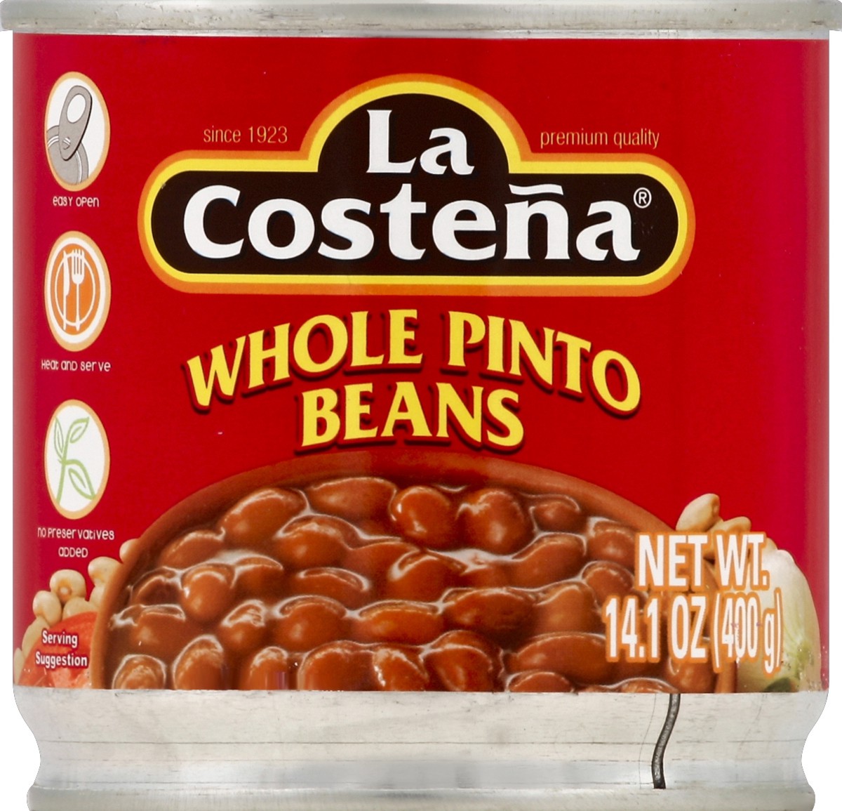 slide 1 of 2, La Costeña Pinto Beans 14.1 oz, 14.1 oz