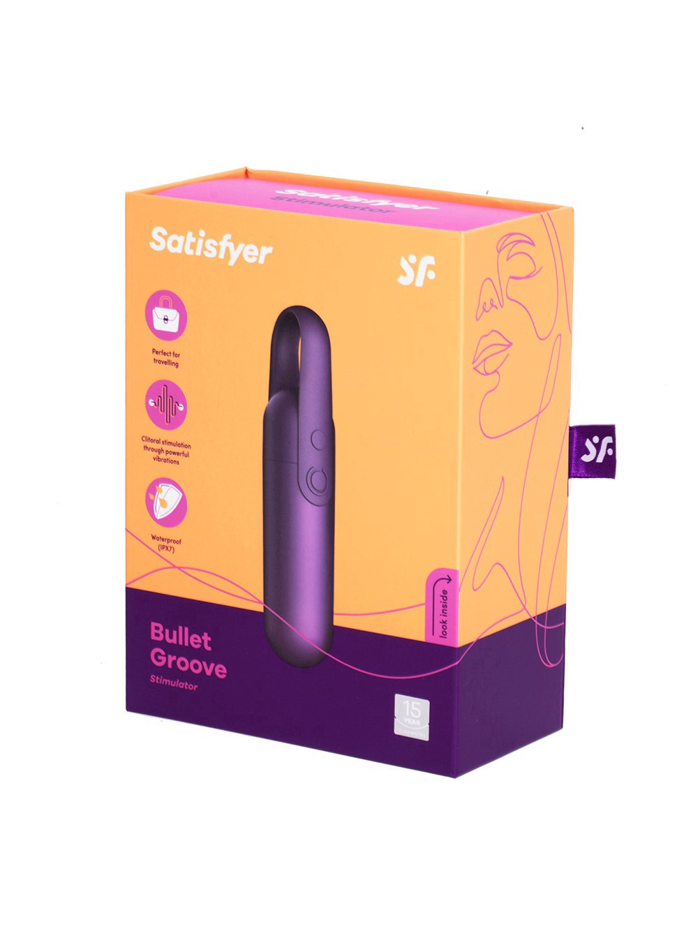 slide 4 of 4, Satisfyer Bullet Groove, 1 ct