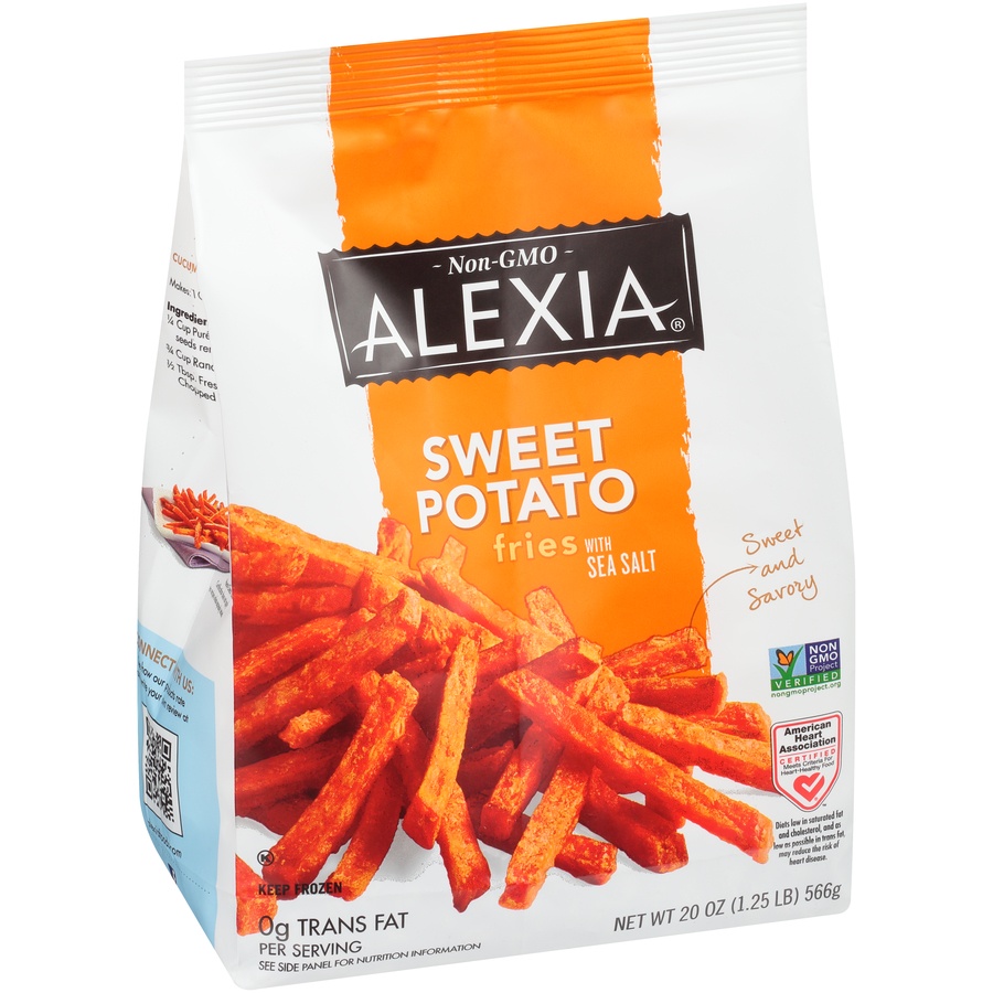 slide 2 of 8, Alexia All Natural Sweet Potato Fries With Sea Salt, 20 oz