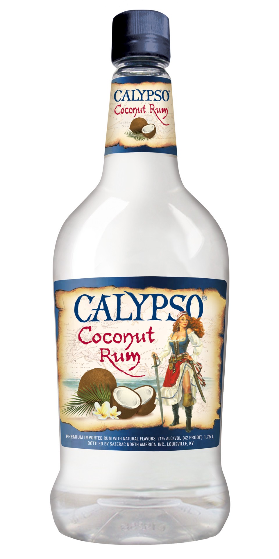 slide 1 of 1, Calypso Coconut Rum 1.75l 42 Proof, 1.75 liter