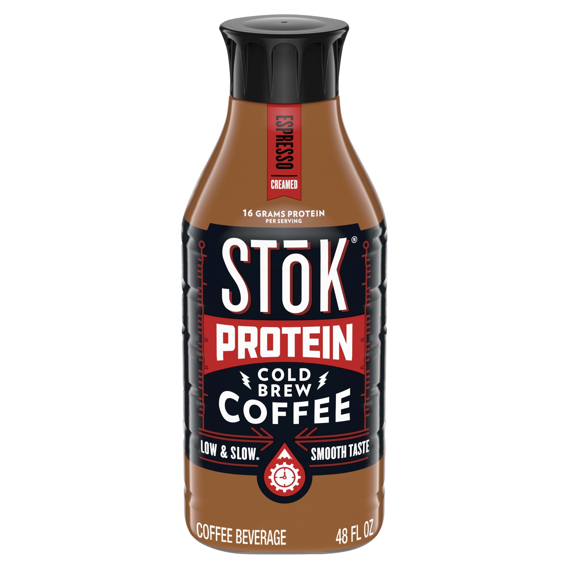 slide 1 of 5, STōK Cold Brew Coffee, Protein Espresso, 48 oz. Bottle, 48 fl oz