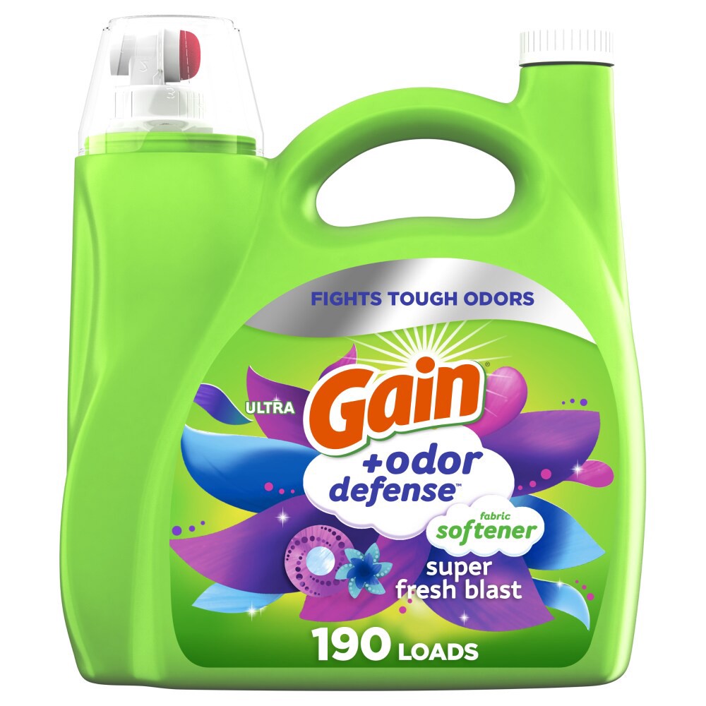 slide 1 of 4, Gain Odor Defense Fabric Softener - Super Fresh Blast - 140 fl oz, 140 fl oz