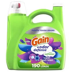 Gain Odor Defense Fabric Softener - Super Fresh Blast - 140 fl oz