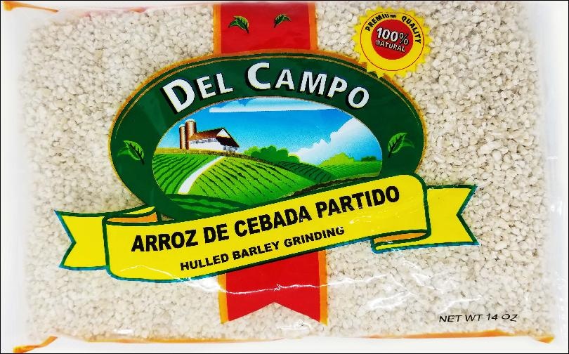 slide 1 of 1, Del Campo D/C Arroz Cebada Partido, 14 oz