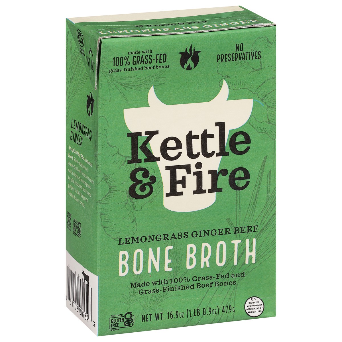 slide 5 of 9, Kettle & Fire Bone Broth Lemongrass Ginger Pho - 16.9 Fl. Oz., 16.9 fl oz