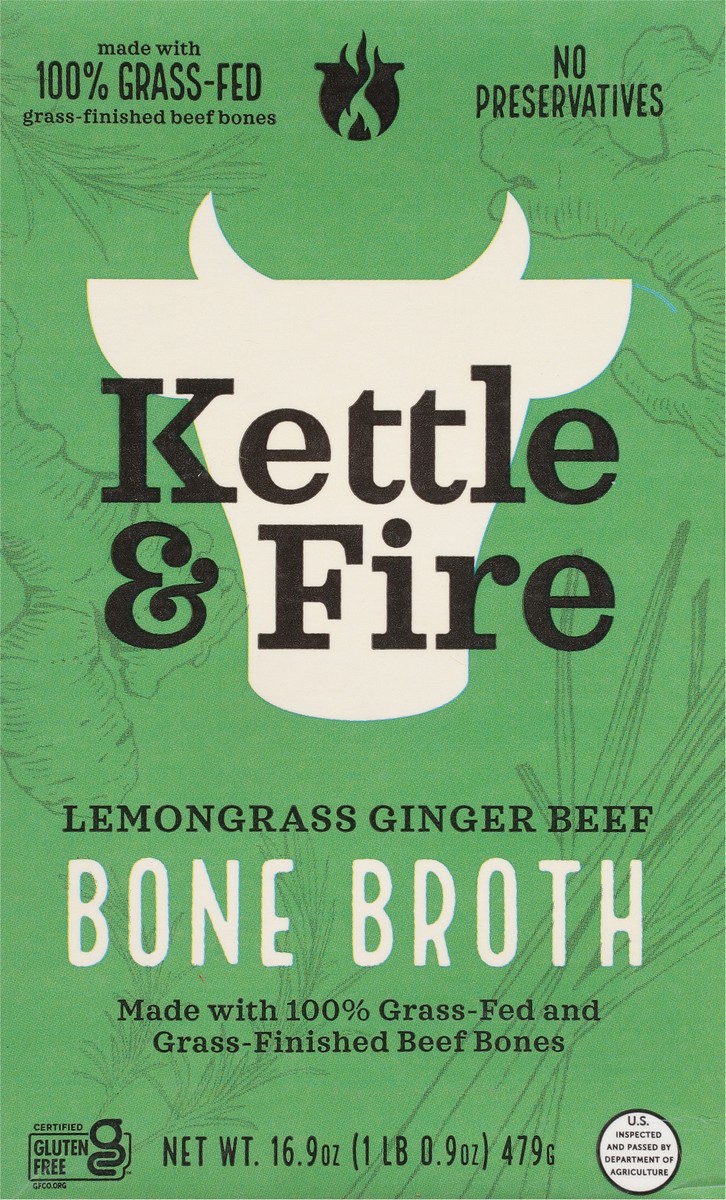 slide 4 of 9, Kettle & Fire Bone Broth Lemongrass Ginger Pho - 16.9 Fl. Oz., 16.9 fl oz