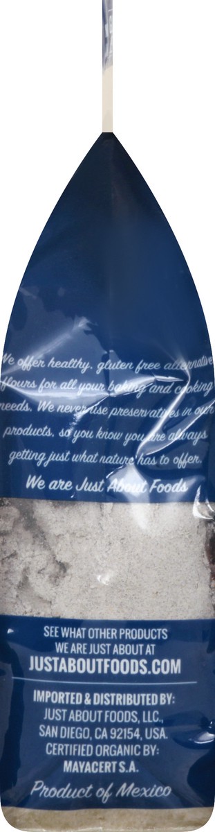 slide 7 of 9, Just About Foods Organic Blue Corn Flour 16 lb, 16 lb