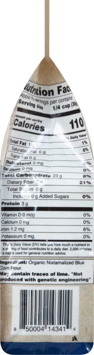 slide 8 of 9, Just About Foods Organic Blue Corn Flour 16 lb, 16 lb