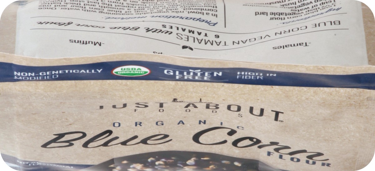 slide 9 of 9, Just About Foods Organic Blue Corn Flour 16 lb, 16 lb