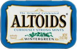 ALTOIDS Mint Candy, Classic Wintergreen Breath Mints Bulk Box, 1.76 oz, 6 Count, Pack of 2